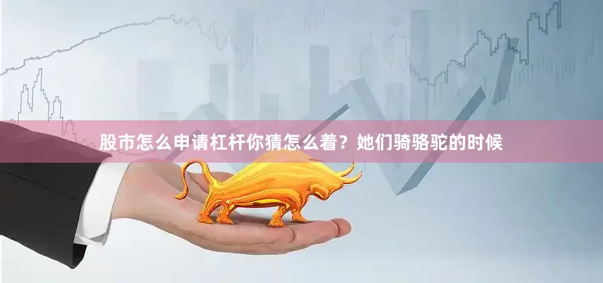 股市怎么申请杠杆你猜怎么着？她们骑骆驼的时候